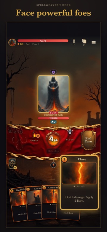 Face powerful foes — iPhone screenshot